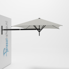 Paraflex PX muurparasol 200x200cm Neo arm - Solidum (canvas)