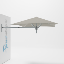 Paraflex muurparasol 200x200cm Classic arm - Solidum (Grey)