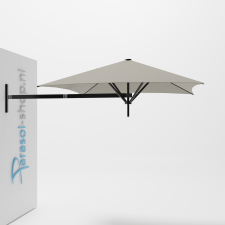 Paraflex PX muurparasol 200x200cm Neo arm - Solidum (grey)