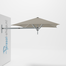 Paraflex muurparasol 200x200cm Classic arm - Solidum (Taupe)