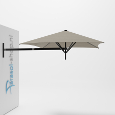 Paraflex PX muurparasol 200x200cm Neo arm - Solidum (taupe)