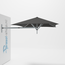 Paraflex muurparasol 200x200cm Classic arm - Colorum (Black)