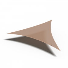 Schaduwdoek shade sail HDPE driehoek 3,6m (Sand)