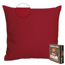 Warmtekussen sier 45x45cm - Ribera Red (waterafstotend)