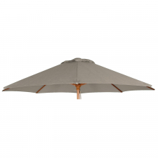 Stokparasoldoek Rhino 350cm rond Taupe (polyester)