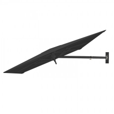 Paraflex UX muurparasol 200x200cm Neo arm - Colorum (Full black)