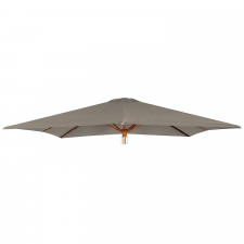 Stokparasoldoek Rhino 350x350cm vierkant Taupe (polyester)